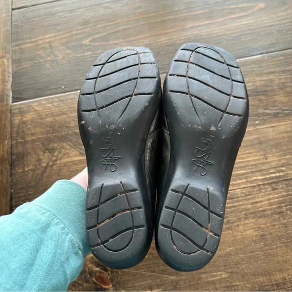 LifeStride Women’s Black Square Toe Faux Leather Loafer Shoe Size 7.5M GUC - Picture 12 of 12